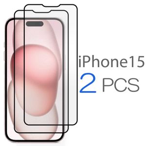 iPhone15 フィルム 2枚セット iPhone 15 保護フィルム アイフォン15 フィルム 透明 アイ