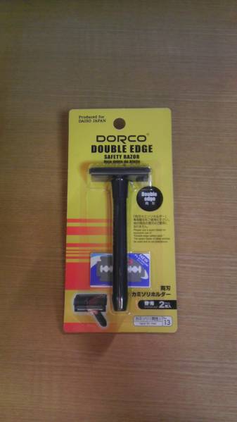 ○送料無料　DORCO　DOUBLE　EDGE 両刃ホルダー替刃2枚付○_1