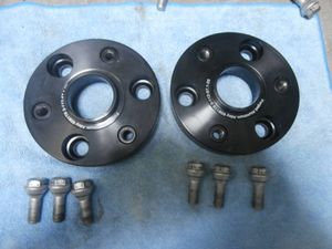 スマートフォーツー451,450(ブラバス) 用 25ミリホイールスペーサー、ボルト付き２枚セッ