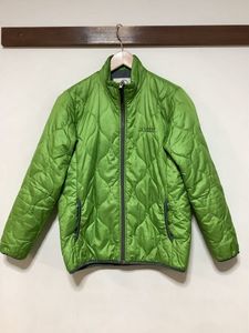 か1868 AIGLE エーグル 中綿キルティングジャケット XS メンズ ライムグリーン 黄緑