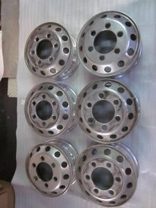 6本セット　アルコア　トラック用アルミホイール　17.5×6.00　135　6穴　法人・事業所様