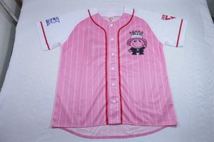 美品　千葉ジェッツ ジャンボくん 1000枚限定品 ベースボールシャツ 応援ユニフォーム F