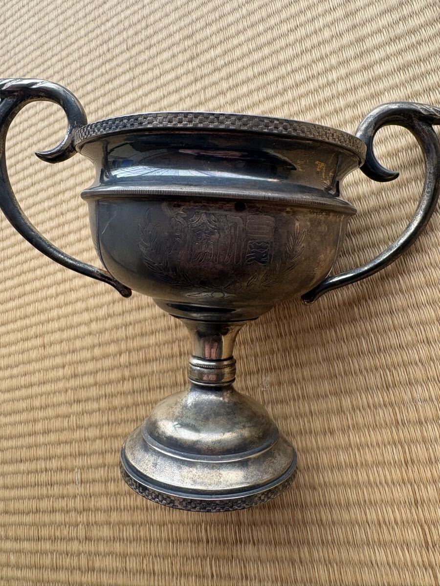 銀製 優勝カップ シルバー トロフィー1934年製 口径10cm／高さ12cm