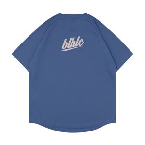 ◆ballaholic/ボーラホリック☆blhlc Back Print Cool Tee★classic blue/reflector　M