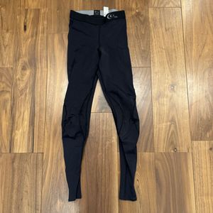 C3fit コンプレッション ロングタイツ レギンス 黒 ブラック レディース L