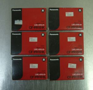 パナソニック 熱転写リボンカセット 黒 CF-PR151K 6個セット