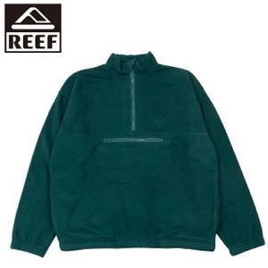 REEF リーフ LOGO HALF ZIP FLEECE ロゴハーフジップフリース RFSWM2204 GRN M フリース