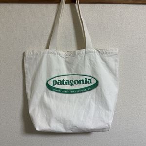 90s patagonia オールドパタゴニア オーバルロゴ トートバッグ キャンバス オーガニック