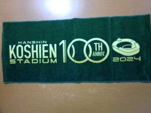 阪神甲子園球場 100周年 2024 フェイスタオル 未使用品