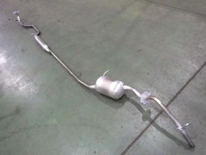 【山形 酒田発】中古 タント CBA-L385S フロントリアマフラーセット HST 純正同等品 O2セ