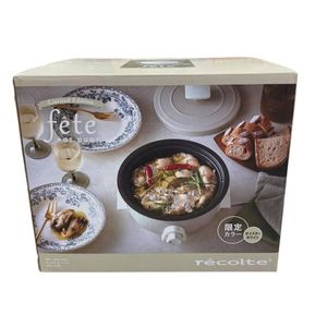 186000 新品未使用 recolte fte POTDUO オイスターホワイト