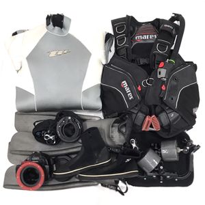 mares マレス BCジャケット 他 ウェットスーツ フィン 防水プロテクター 等 スキューバ
