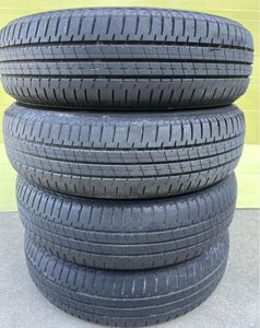 ブリヂストン　155/65/14 エコピアNH200C 中古タイヤ　4本セット　離島全国送料無料　個