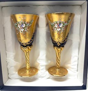 ベネチアン グラス グラスのYahoo!オークション(旧ヤフオク!)の相場