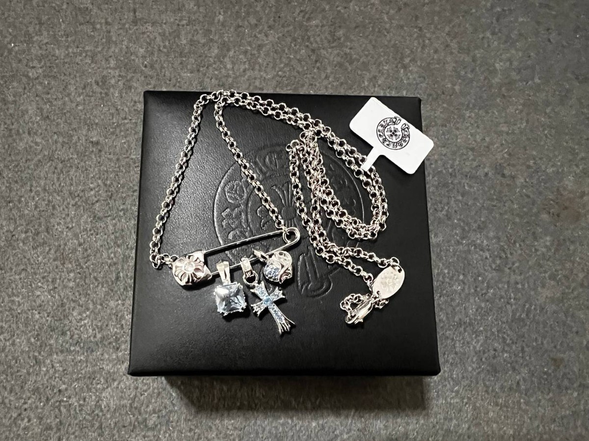 クロムハーツ　トップとチェーンセット chrome hearts クロムハーツ ネックレス(チェーン付きペンダントトップ
