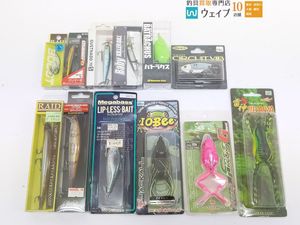 ジャッカル マスクフロッグ ジャイアント、レイドジャパン レベルミノー、メガバス リッ