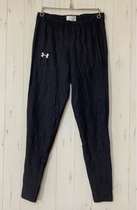 T-1666 UNDER ARMOUR アンダーアーマー ロングタイツ ロングスパッツ レギンス XL ブラッ