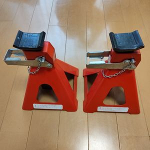 【1円スタート】エマーソン ジャッキスタンド EM-104 3t ウマジャッキ 自動車整備 馬ジャ