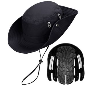 帽子型ヘルメット 男女兼用 CE認証付き 耐衝撃設計 頭部保護 防災ヘルメット カラー ブラ