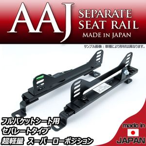 【在庫有・即納可】S14 シルビア フルバケ用シートレール助手席用 セパレートタイプ 日本