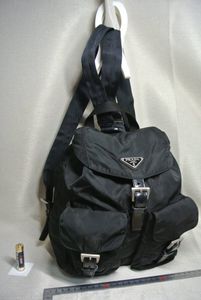 PRADA プラダ ナイロン リュックサック バックパック ブラック