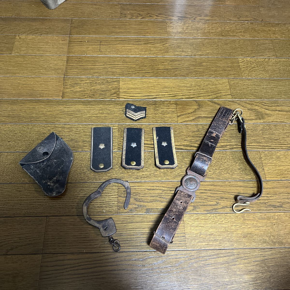 警察 ◇警察◇ポリス◇腕章吊り◇クリップ式 フック ブラック 黒
