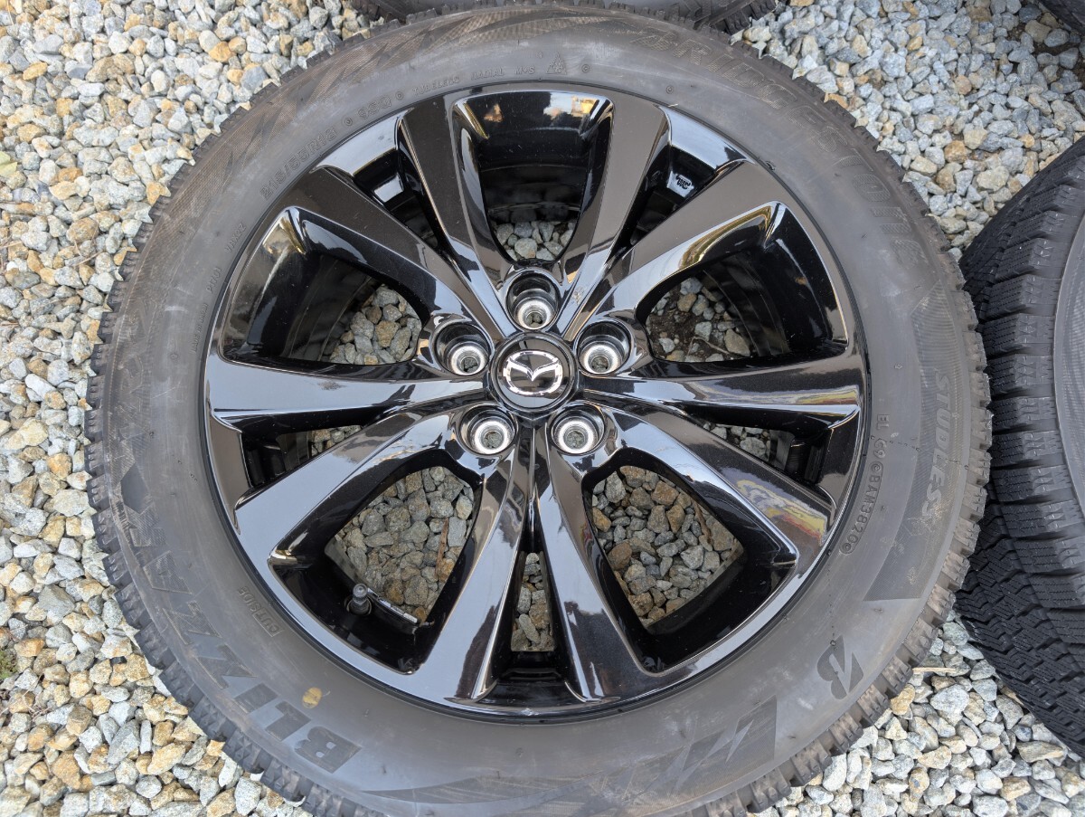マツダ CX-30 ブラック 純正 ホイール 18インチ 7.0J PCD114.3 5穴