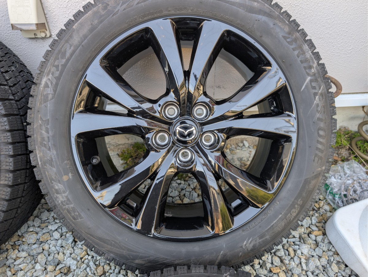 マツダ CX-30 ブラック 純正 ホイール 18インチ 7.0J PCD114.3 5穴