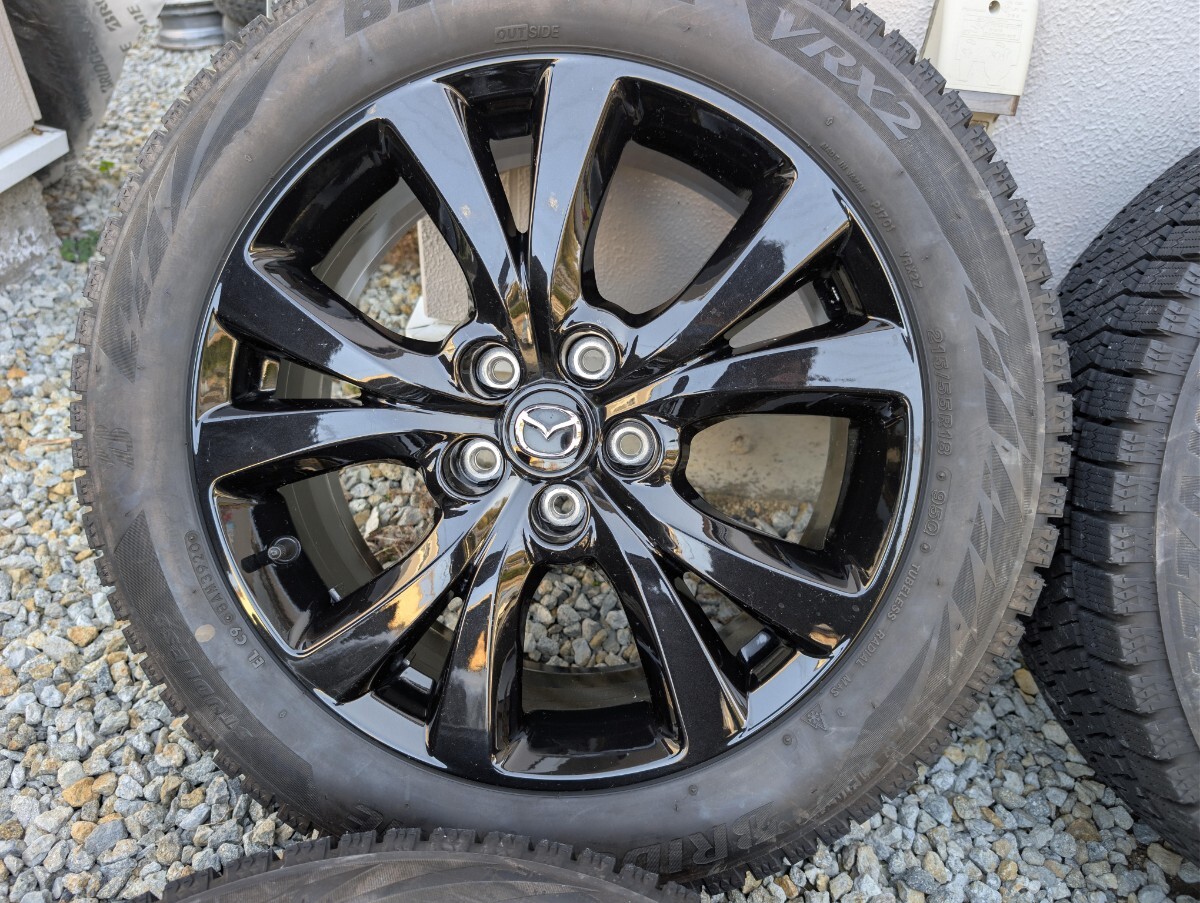 マツダ CX-30 ブラック 純正 ホイール 18インチ 7.0J PCD114.3 5穴
