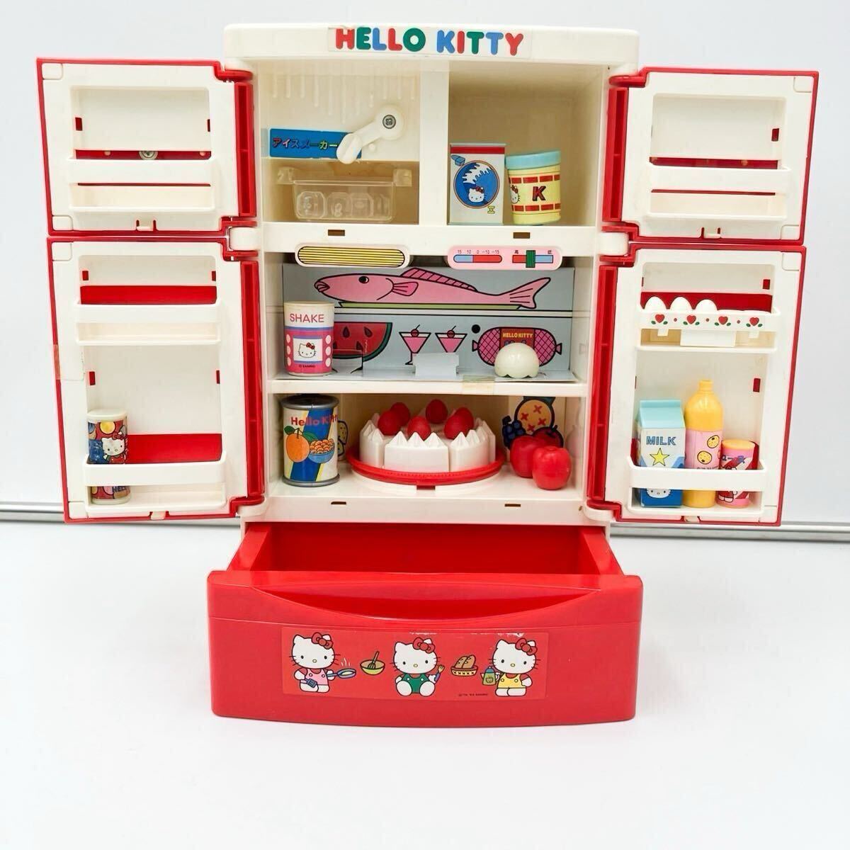 レア 昭和平成レトロ HELLO KITTY れいぞうこ サンリオ おままごと