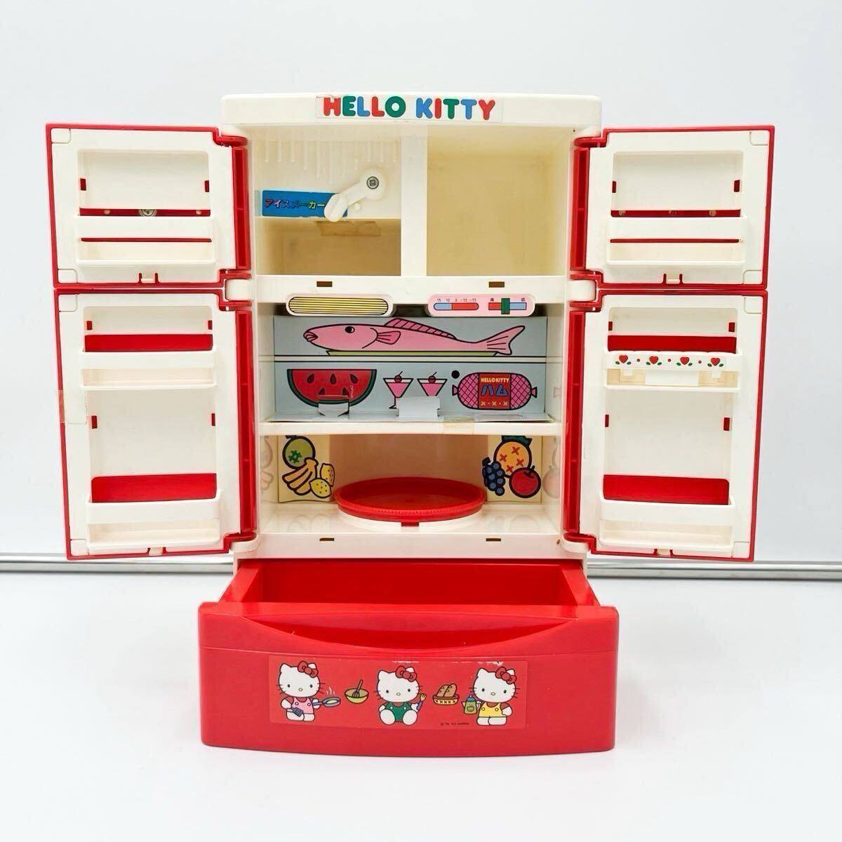 レア 昭和平成レトロ HELLO KITTY れいぞうこ サンリオ おままごと