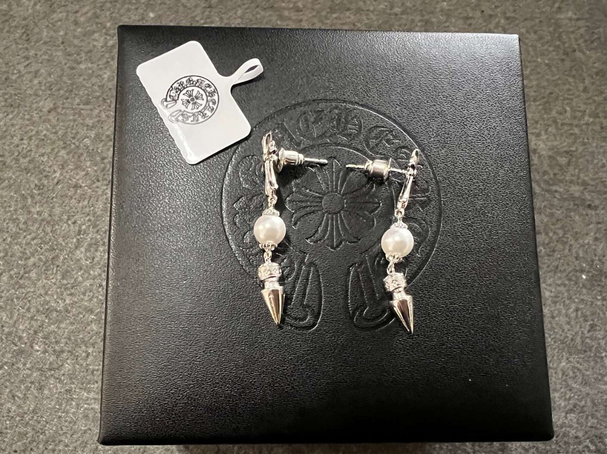 chrome hearts クロムハーツ ピアス シルバー925 イヤリング 両耳