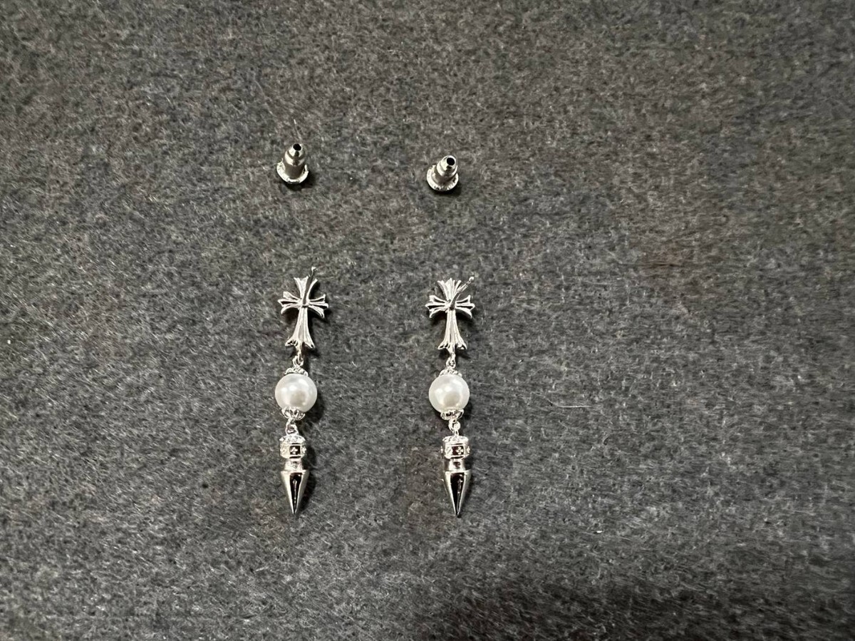 chrome hearts クロムハーツ ピアス シルバー925 イヤリング 両耳