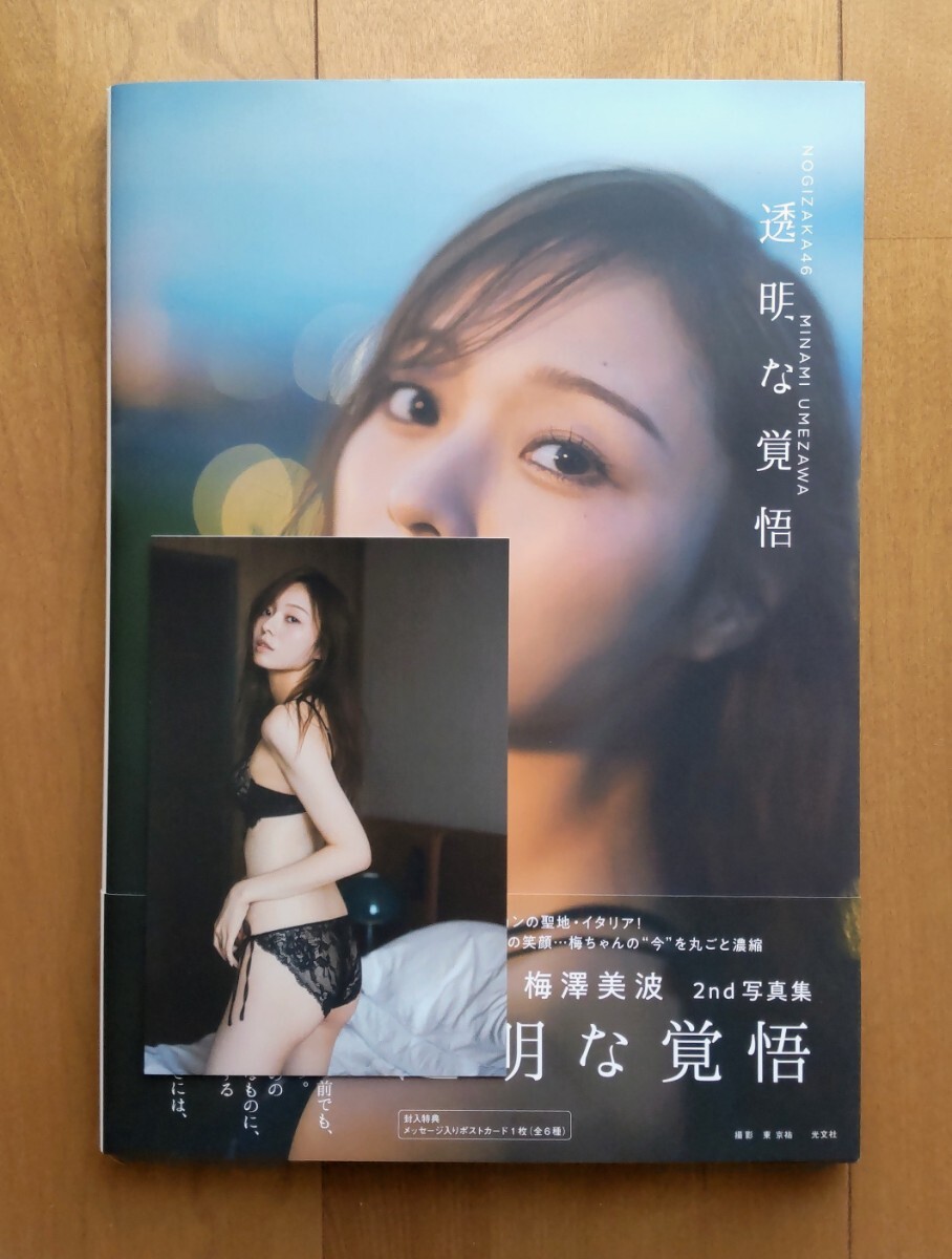 乃木坂46 梅澤美波 2nd写真集 「透明な覚悟」通常版 封入ポストカード
