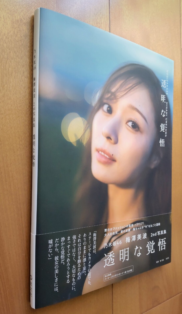 乃木坂46 梅澤美波 2nd写真集 「透明な覚悟」通常版 封入ポストカード