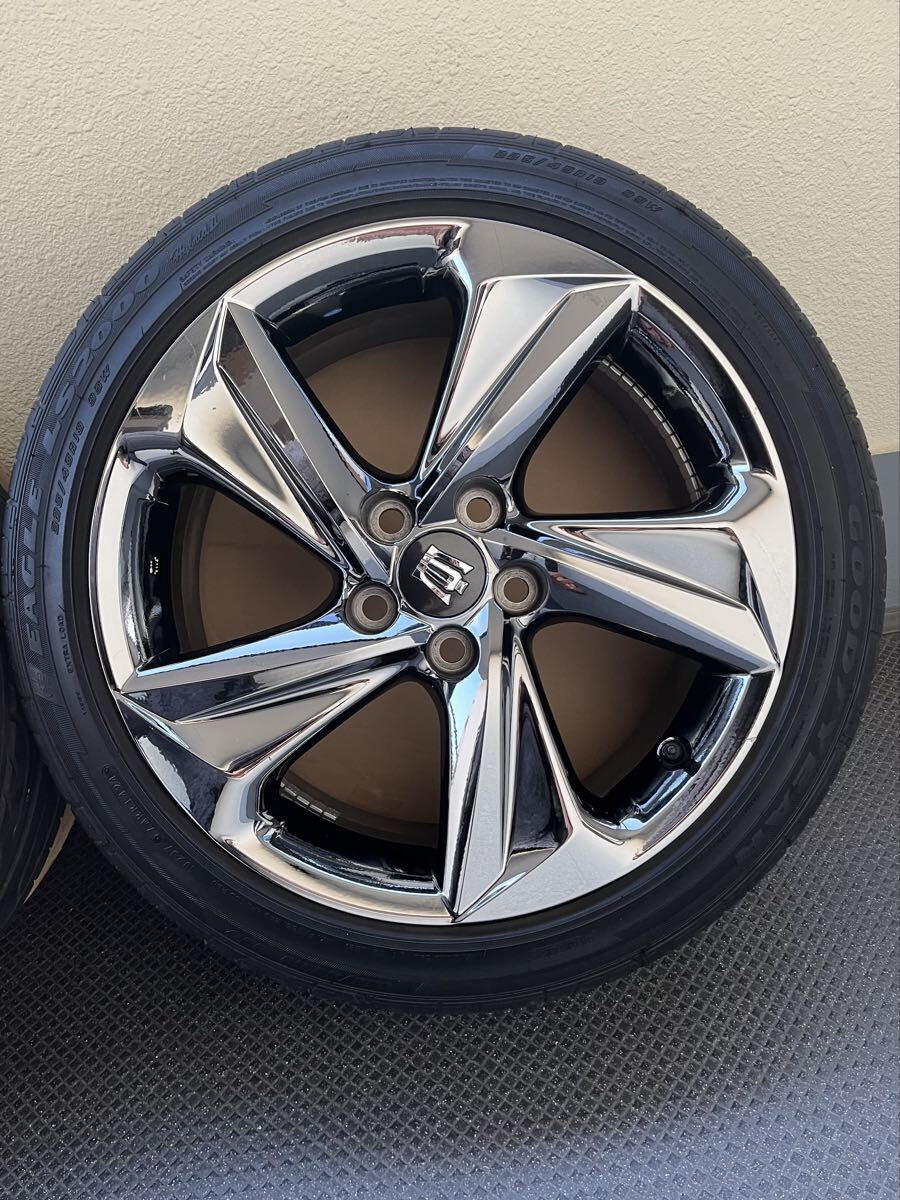 超美品！】220系 クラウン RS 純正ホイール 18インチ スパッタリング