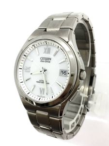 ❣シチズン ATESSA H110-T011331メンズ チタン 黒文字盤稼働品 CITIZEN 