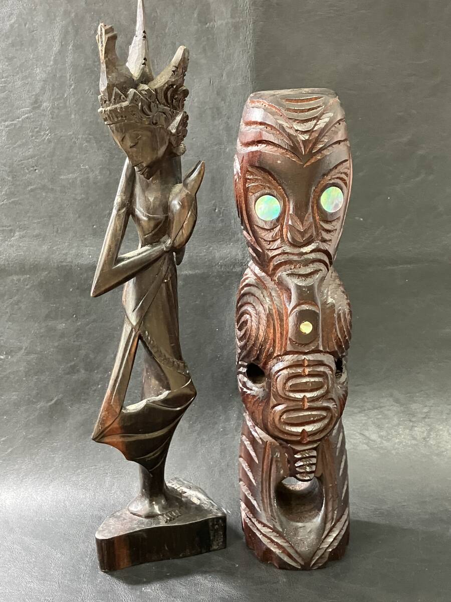 【至高の逸品】バリ島 Niana Tilem Gallery 黒檀 木彫り「手」 Amazon.co.jp: 置物 インドネシア置物 インドネシア バリ島 縞黒檀女神