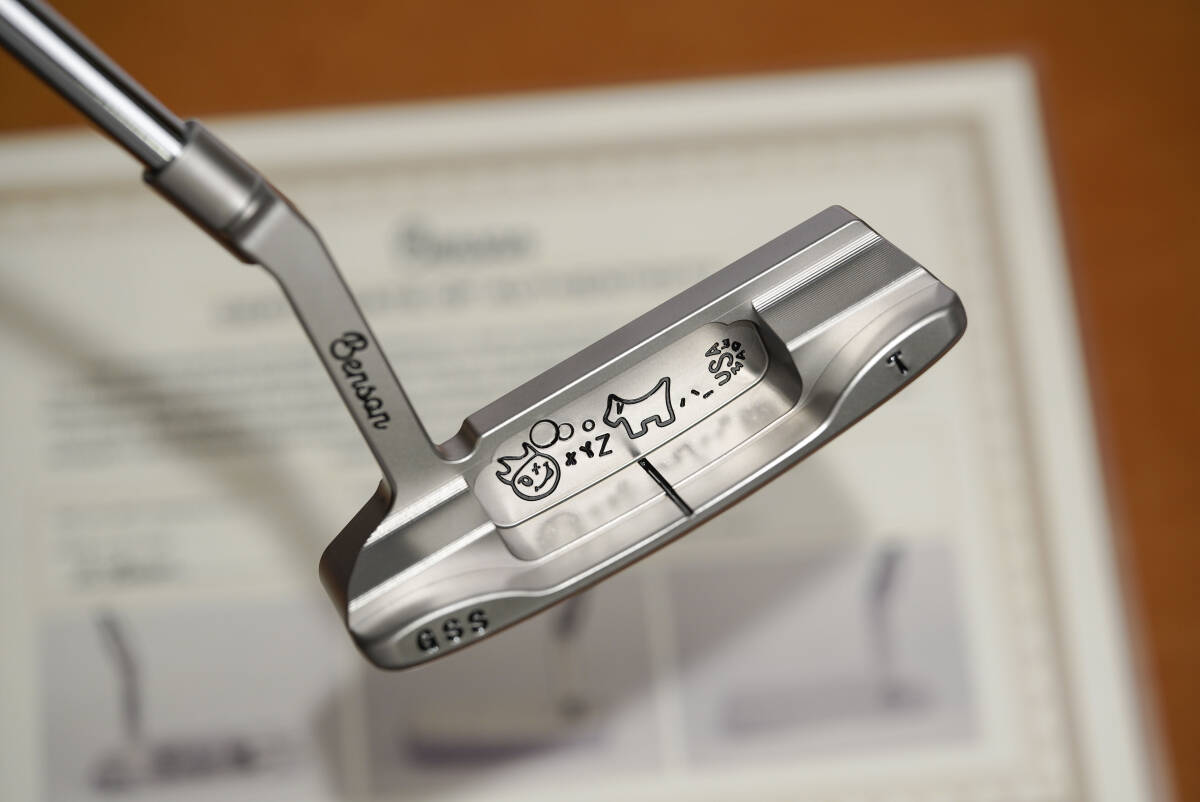★新品★Benson ベンソン GSS ガレージパター　COA有り 一点物！Benson BB3 TOUR GSS ホットヘッドDOGシルバー COA有り