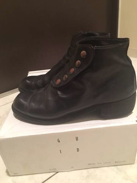 極美品 GUIDI グイディ スナップボタンブーツ 41(靴)｜売買された