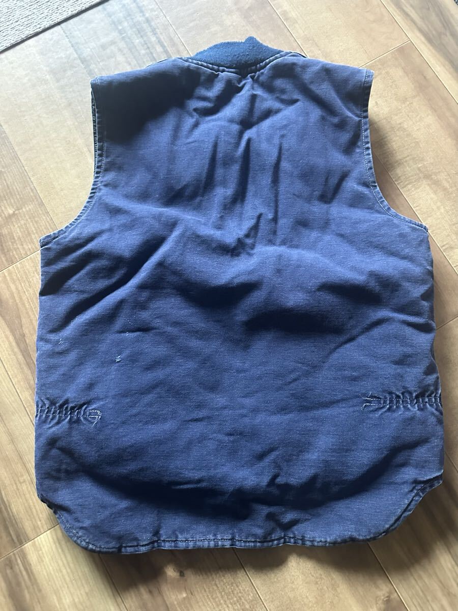 カーハート Carhartt ベスト ネイビー USA製 90s stussy ステューシー