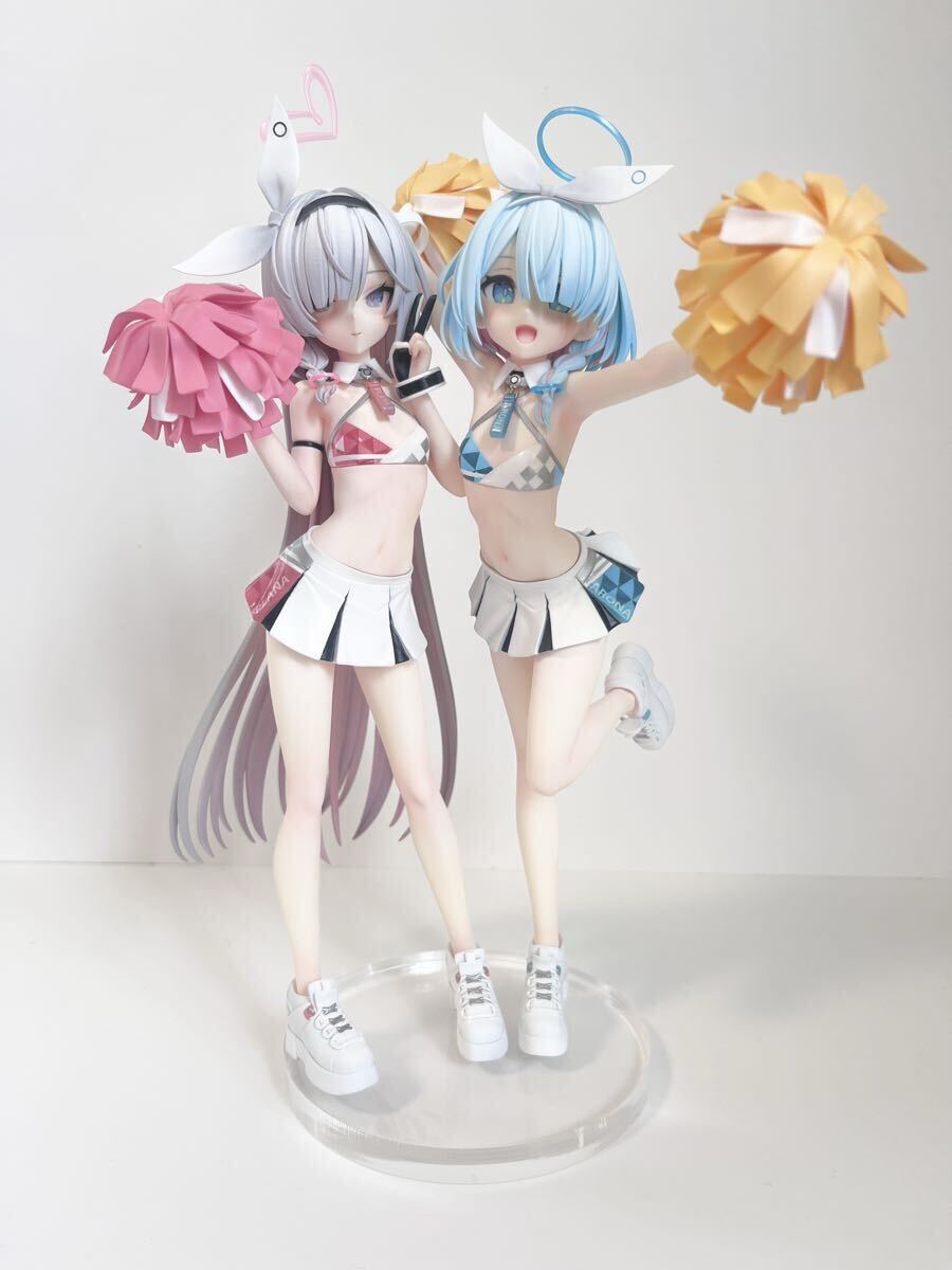 ブルーアーカイブ　フィギュア　アロナ ガレージキット ガレキ 塗装済み 即発送 ガレージキット 完成品 アロナ プラナ 応援団ブルーアーカイブ blue