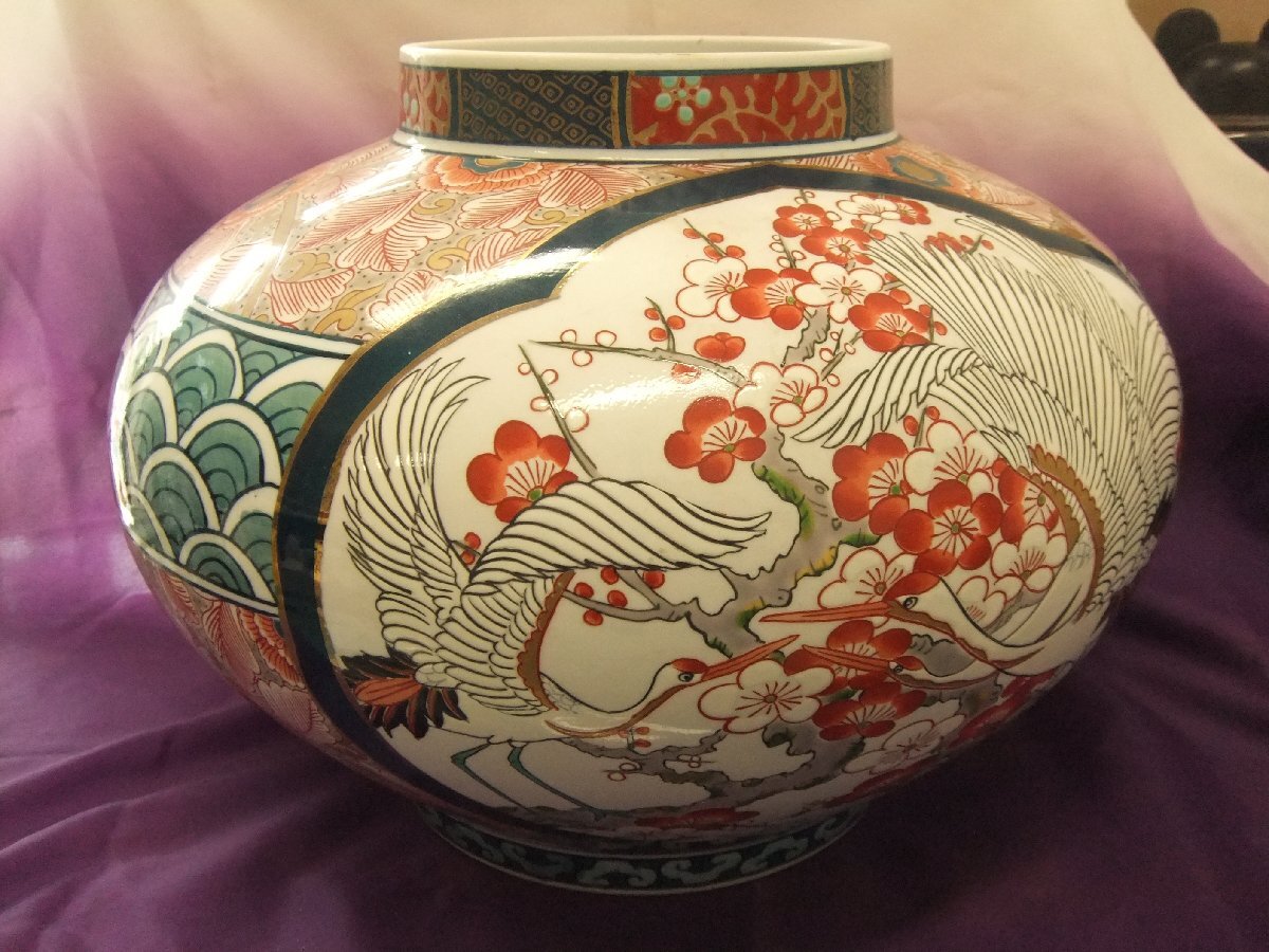 【圧倒的最安価格】有田焼 勝右衛門作 染錦 金彩色絵花鳥紋 飾壺 【再出品】 有田焼 勝右衛門の値段と価格推移は？｜3件の売買データから有田焼 勝