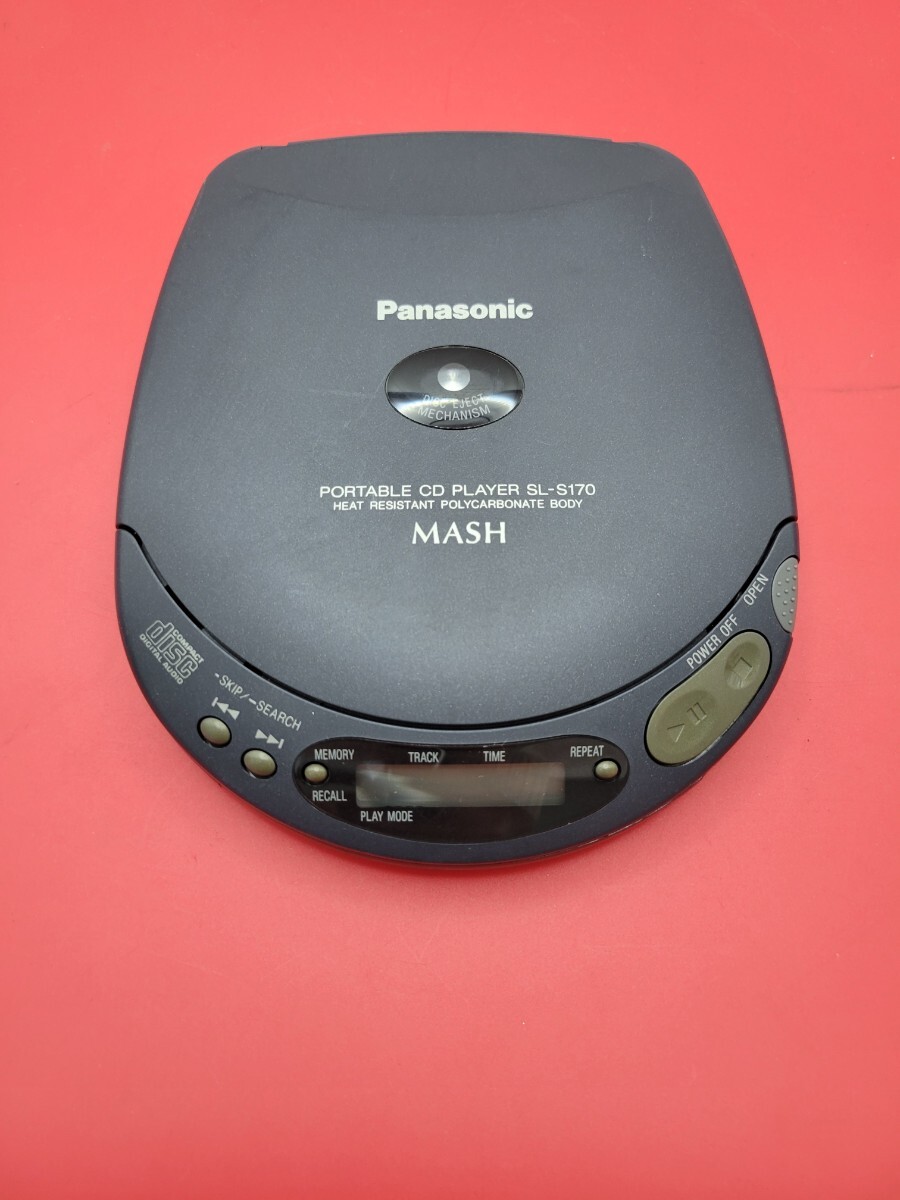 ◇68 Panasonic SL-S170 ポータブルCDプレイヤー ブラック 箱無し 本体