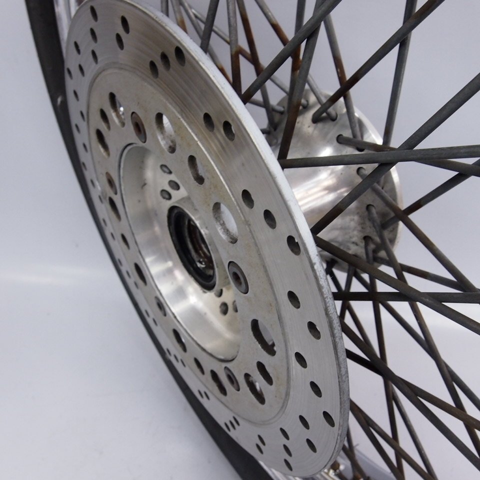 スティード400 VLX NC26純正フロントホイール 前ホイール19x2.15 D.I.D
