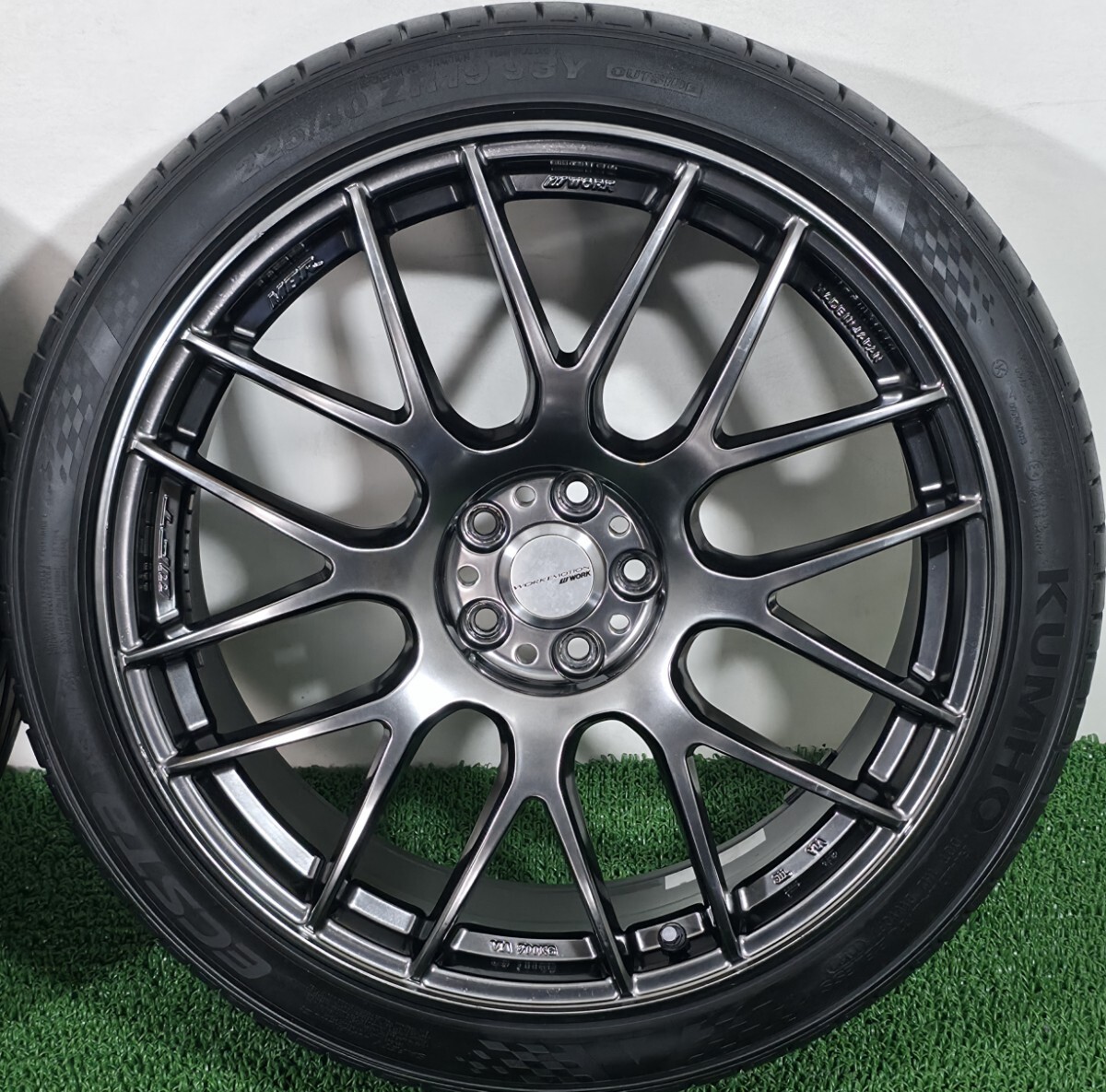 希少 WORK ワーク EMOTION M8R 19インチ タイヤホイール PCD 100 8.5J