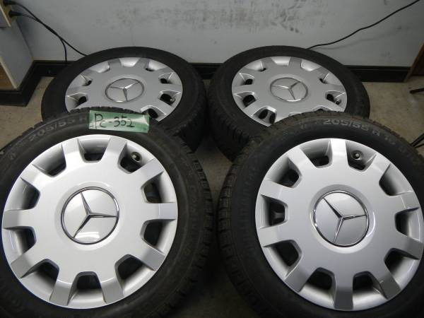 205/55R16 Continental スタッドレス ベンツ純正ホイール5穴112 会社宛