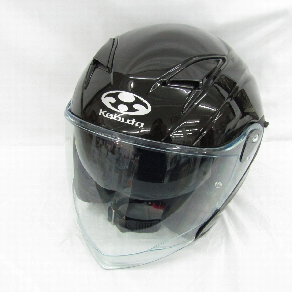 Kabuto ブラック ジェットヘルメット　中古 中古品】OGK-Kabuto OGKカブト ジェットヘルメット EXCEED2 エクシード