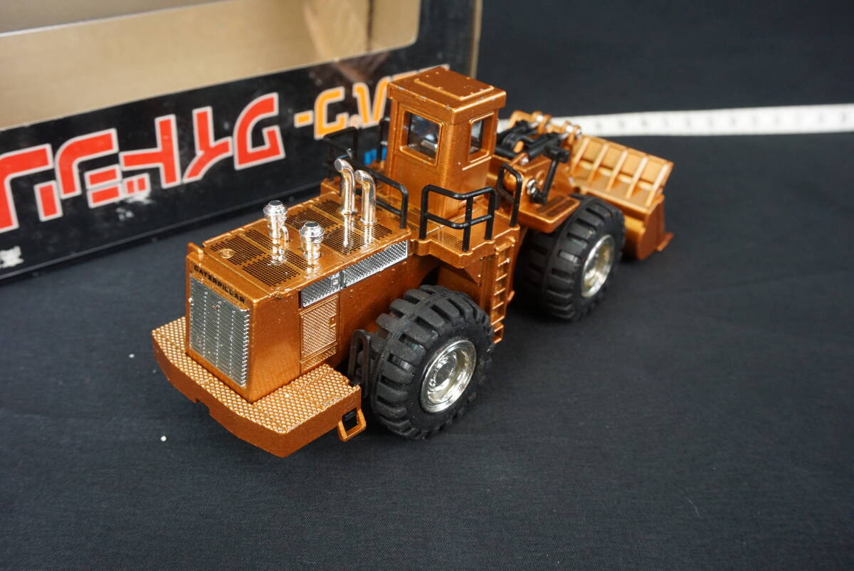 SHINSEI ミニパワーワイド Caterpillar 992C 箱が超レア シンセイ ミニパワー ワイドシリーズ 1/75 CATERPILLAR 992C ホイール