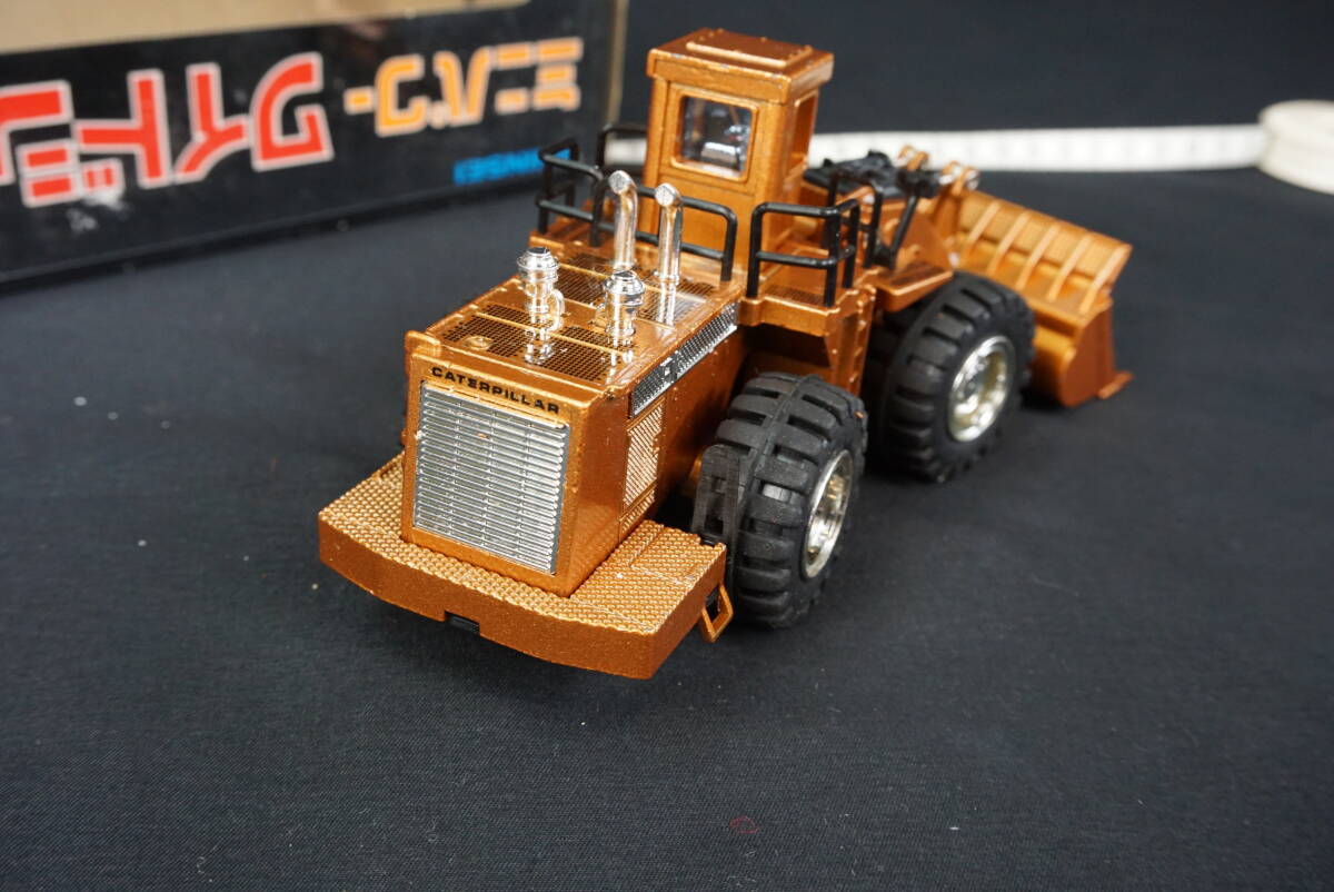 SHINSEI ミニパワーワイド Caterpillar 992C 箱が超レア シンセイ ミニパワー ワイドシリーズ 1/75 CATERPILLAR 992C ホイール